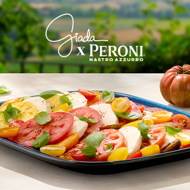 Giada x Peroni Caprese Salad Image